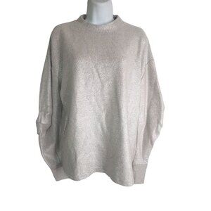 Anthropologie Mustard Seed Metallic Long‎ Sleeve Sweater Women S NEW